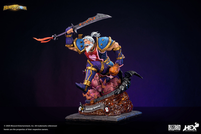 Лирой Дженкинс (серия Warcraft, HearthStone) - КОЛЛЕКЦИОННАЯ СТАТУЯ 1/10 Leeroy Collector's Statue (HEXHS08) - HEX Collectibles x Blizzard