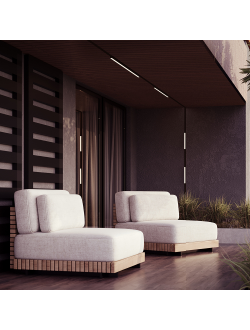 Уличный трековый светильник Basis Exility IP 4000К 12Вт 120° черный, O-TR02-1-S-12WB4K, Maytoni