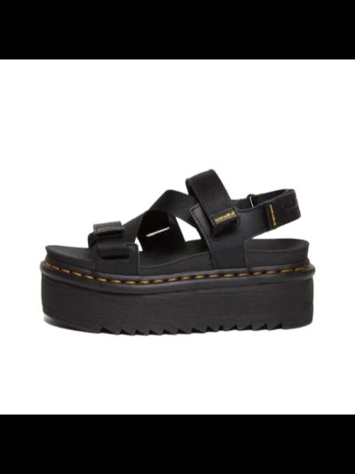 DR. MARTENS KIMBER TOUCH-STRAP PLATFORM SANDALS