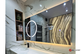 Казахстан г. Павлодар - сенсорное смарт зеркало в ванной