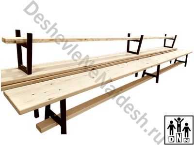 Скамейка гимнастическая 1.5 м  (металлические ножки) DNN