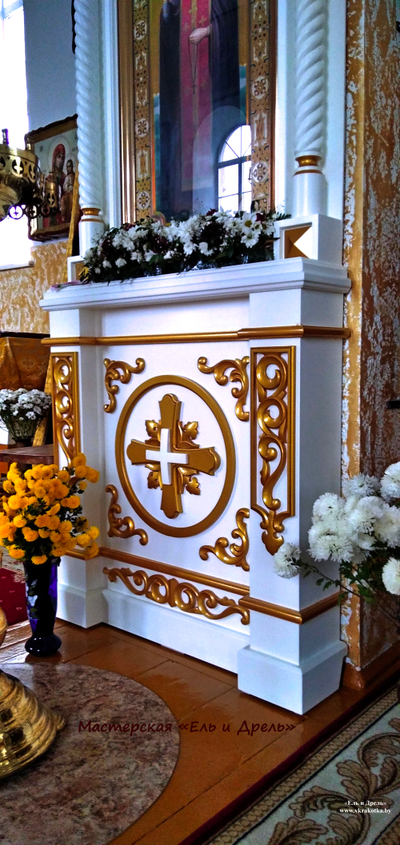 Резной уголок для мебели