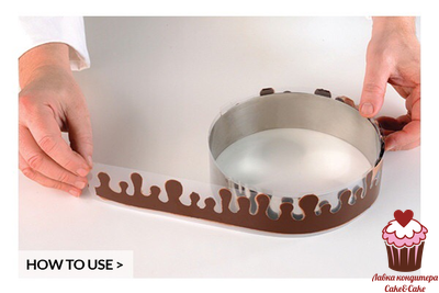 Форма для декора "Капли", силикон