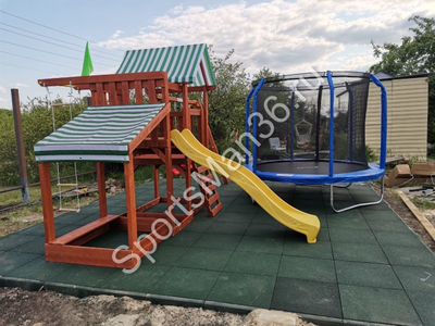 Детская площадка Савушка TooSun 3 Plus с песочницей