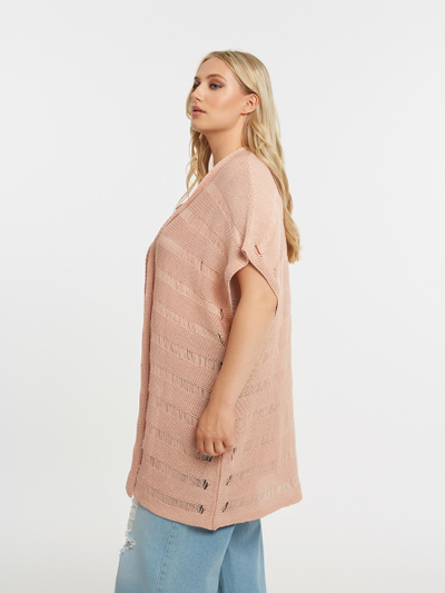 Летний вязанный кардиган, цвета в аасортименте