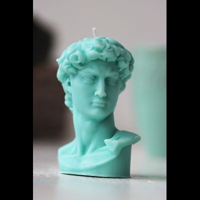 Свеча &quot;Давид&quot; Бирюза