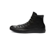 Кеды Converse All Star Black Mono Черные высокие кожаные