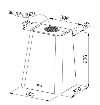 FSMD 508 RS (335.0530.201) розовый вытяжка