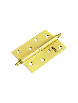 Петля MORELLI стальная разъемная с короной MS 100X70X2.5 R SG Цвет - Матовое золото