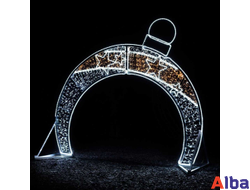 Светодиодная арка со звездами (плоская)