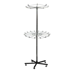 металлическая стойка-вертушка для ремней "Карусель"