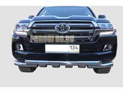 Защита переднего бампера (G) d76 для Toyota Land Cruiser 200 (2015-2018)