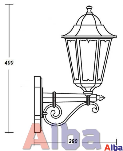 Petersburg 79801 w Парковый светильник