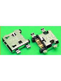 Разъем зарядки №15 Samsung i8262, i9190, S5310, S5312, S6310, S6312 (7pin) (MC-053, MC-174)