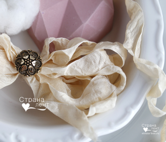 Шебби-лента Айвори от производителя "Страна лент"