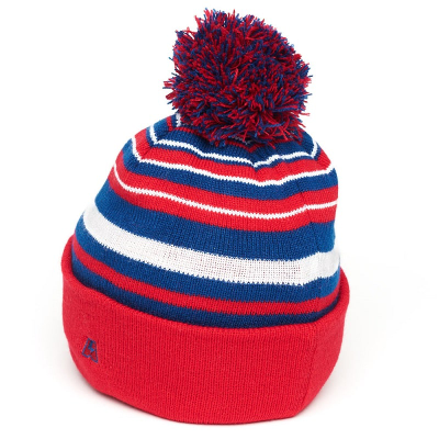 Шапка РОССИЯ бело-сине-красная 11383