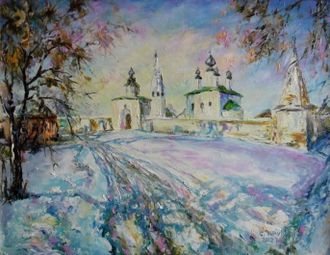 Пейзаж Александровский монастырь в Суздале Круглова Светлана