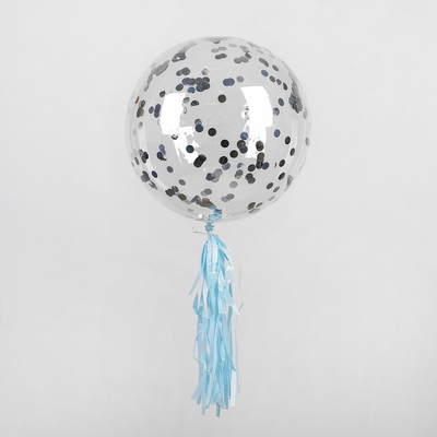 ШАР "BUBBLES" с конфетти 61см