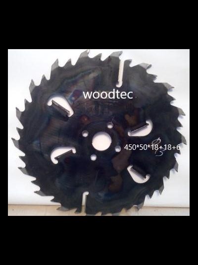 Пильный диск для пилорамы ПД-2000 мини 450*50*18z+18+6 (3,0/4,6) Woodtec, от