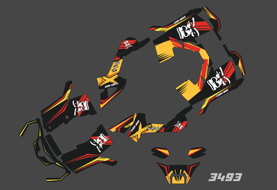 Наклейки на квадроцикл BRP Can-Am Outlander G1 400 800 MAX XT XT-P 2006 - 2012 №3493