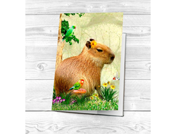 Обложка на паспорт Капибара, Kapibara-san №20