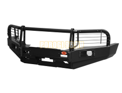 Передний силовой бампер серии Трофи на Nissan Patrol Y61 2004-2010 (02.009.13)
