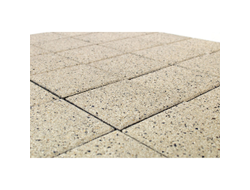 Тротуарная плитка Лувр, гранит белый 60 мм Браер