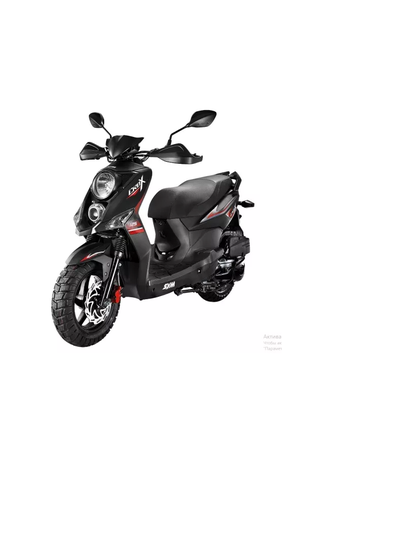 Скутер SYM CROX 125 Черный / Матовый Темно-Серый