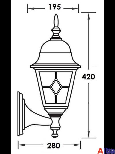 Quadro M 79901 Парковый светильник