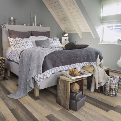 Виниловые полы WINEO 800 craft Инфинити темный DB00071 клеевые