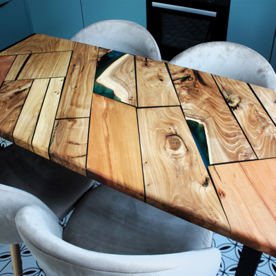 стол из эпоксидной смолы в наличии, стол река купить, стол со смолой, стол с рекой, стол река, лофт