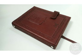 ежедневник ручной работы, подарок руководителю, оригинальный подарок, кожаный ежедневник, ежедневник с гербом, ежедневник на заказ, что подарить