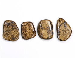 Бронзит, галтовка в ассортименте, Бразилия (10-15 мм, 0,5-0,9 г) №26917