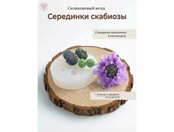 Молд "Серединки скабиозы"