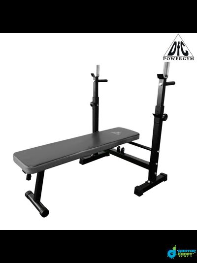 Скамья со стойками под штангу DFC D6453