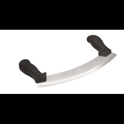 Нож для пиццы полумесяц 25 см, нержавеющая сталь