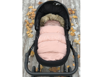 Теплый конверт Розовый