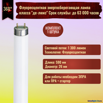 Aura Universal Long Life 18w/840 T8 G13