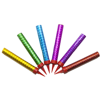 Свеча-фонтан 12,5см (микс), 6 шт./уп.