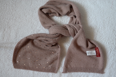 Розовый шарф Италия Vizio Tresor / Orozeb 6160/ 6157/ 5609/5893/5851/5847