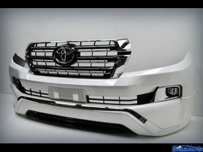 Бампер + губа MIDDLE EAST Toyota Land Cruiser 200 2007-2015 в стиле 2016+