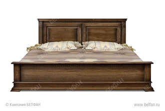 Кровать двуспальная Верди Люкс 180 (низкое изножье), Belfan купить в Сочи