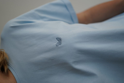 ЖЕНСКИЙ КОСТЮМ "ВОЗДУШНЫЙ" ГОЛУБОЙ