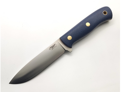 Нож Скаут L линза сталь VG10 синяя микарта