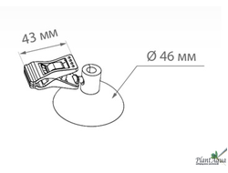 SwetAqua Yady Clips - Держатель для Корма и листьев миндаля