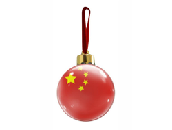 Новогодний ёлочный шар Китай