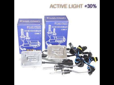 Комплект ксенона CarProfi Active Light Ceramic slim +30%, 5100k, АС, 35W, (9-16V)