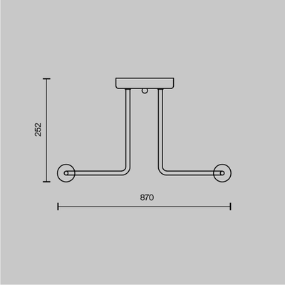 Потолочный светильник Gilbert, T532CL-08B