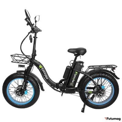 Электровелосипед Syccyba H2 DUAL синий
