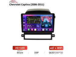 Штатная магнитола FarCar TM022M для Chevrolet Captiva (2006-2011) на Android 12 (2gb/32gb/DSP/WiFi/4G/GPS/BT)